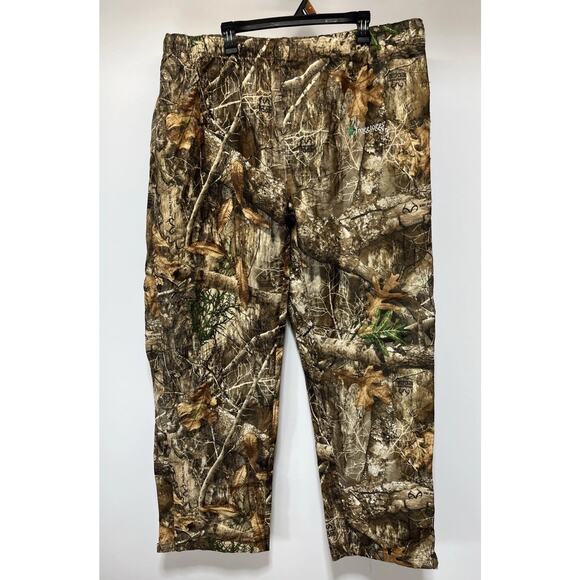 Frogg Toggs Realtree Edge Camo Hunting Rain Pants Men's Size XXL Stretch - Picture 1 of 7